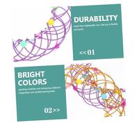 ERINGOGO 2 Piezas Transformable Soft Iron Basket Toy Flexible Magical Loops For Skill Building And Stage Tricks Party Favors