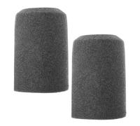 ERINGOGO 2 protectores antiviento de espuma para micrófono de mini auriculares, fundas protectoras de esponja para micrófono de solapa, filtro antipop, compatible con FIFINE K688 gris.