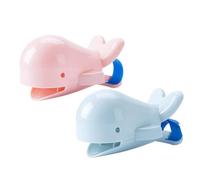 ERINGOGO 2 Unidades Extensor de Grifos de Plástico con Diseño Infantil, Adaptador Grifo Gancho, para Baño y Cocina, Montaje Fácil