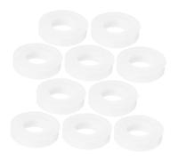 ERINGOGO 20 Lavadoras de Batería Arandelas de Plástico Protección de Roscas Accesorio Profesional para Kits de Percusión Músicos en Ensayos