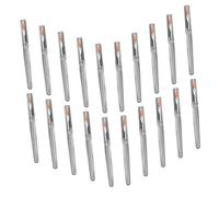 ERINGOGO 20 Piezas Cepillos Labiales de Transparente con Mango de Aplicadores de Bálsamo Labial y Sombra de Ojos Portátiles Pinceles de Maquillaje Compactos para Precisión Labios y Diario