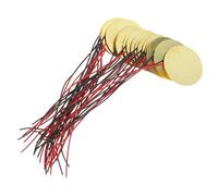 ERINGOGO 20 Piezas Discos Piezoeléctricos de Cobre para Instrumentos Acústicos Sensor de Sonido y Disparador Musical Fácil Instalación Alta Durabilidad para Guitarra Batería y Piano