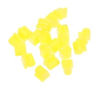 ERINGOGO 20 Piezas Parachoques Silenciador de Silicona para Trombón, Almohadillas de 3,5 Mm Color Amarillo, Accesorios de Amortiguación para Práctica Silenciosa en Instrumentos de Latón