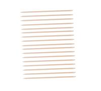 ERINGOGO 200 piezas Empujadores de Manicura de Doble Punta Palitos de Madera para Eliminar Cutículas y Piel Muerta Herramienta de Limpieza de Uñas para Uso Casa y Salón