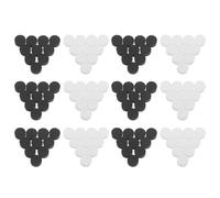 ERINGOGO 200 Piezas Marcadores de Puntos para Diapasón de Guitarra y Negro Accesorios de Instrumentos Musicales de Acrílico para Reparación y Práctica