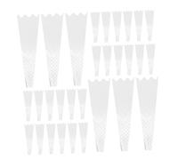 ERINGOGO 200 Piezas Transparentes para Flores con Apertura Doble para Fácil Absorción de Agua Manga para y Flores Múltiples para Bodas y Celebraciones