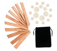 ERINGOGO 27 piezas Kit Almohadillas y Corchos para Accesorios Duraderos para Reparación y Colores Surtidos Práctico y Esencial para Músicos