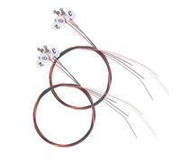 ERINGOGO 2juegos Cuerdas De Acero Para Guitarra Acústica Cuerdas De Repuesto Con Numeradas De Para Practicar Interpretar