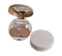 ERINGOGO 2juegos Estuche De Lentes De Caja Portátil De Aplicadora Organizador De Lentes De Maquillaje Pastel Nácar