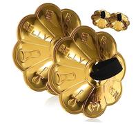 ERINGOGO 2pares Finger Cymbals for Belly Dance with Blossom Lace Hand Cymbals for Dancer Parties and Music Festivals