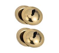 ERINGOGO 2pares Platillos De Cobre Para Dedos Mini Instrumento Musical Para Niño Niña Fiestas y Danza