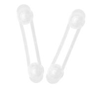 ERINGOGO 2piezas Bloqueo De Seguridad Infantil Flexible Cerradura Transparente Anti-pellizcos Para Armarios y Refrigeradores Seguro Para Cajones Protección Para Niño Niña Material Resistent