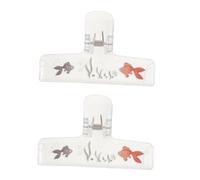 ERINGOGO 2piezas Clips para Libro de Música Sujetapáginas de Acrílico Transparente Dibujos Animados para Piano Violín y Guzheng Clips Transparentes para Sujetar Páginas de Libros de Música