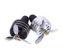 ERINGOGO 2piezas Difusor De Para Coche Clip Ventilación Aromaterapia Luces Led De Ambientador De Perfume Para Decoración Automotriz Fácil Instalación y Uso Práctico