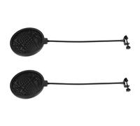 ERINGOGO 2piezas Filtro De Micrófono Antiviento Con Brazo Estabilizador De Cubierta Para Micrófono Parabrisas Para Grabación y Transmisión Protección De Sonido Clara y Estable