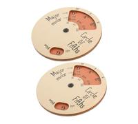 ERINGOGO 2piezas Herramienta De Melodía De Madera Para Músicos Rueda De Multifuncional Accesorio De Instrumento Musical Para y Práctica