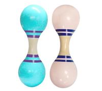 ERINGOGO 2piezas Maracas De Madera Para Niño Niña Juguetes Musicales Educativos Instrumento De Percusión Para Bebés Para Iniciación Musical y Diversión Fiestascolor Oceánico