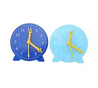 ERINGOGO 2piezas Reloj Escolar Didáctico De Aprendizaje para Niño Niña Color Aleatorio Reloj para Comprender Fomentar La Inteligencia Infantil