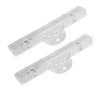 ERINGOGO 2piezas Soporte De Partituras De Acrílico Transparente Clips Para Libro De Música Sujetapáginas Para Piano Guitarra y Violín Accesorio Ligero y Práctico Para Lectura De