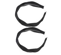 ERINGOGO 2piezas Trenzada Cruzada Retro Diadema Retorcida Adorno Cabello Color Sólido Estilo Vintage para Niñas y Mujeres para Fiestas y Eventos Casuales