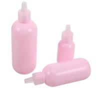 ERINGOGO 3 Botellas de Viaje Vacías de Plástico Tamaño Compacto 16.5X5 CM Dispensador para Loción y Champú, Portátiles y Fáciles de Usar para Viajes de Negocios