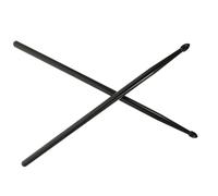 ERINGOGO 3 pares Baquetas de Nylon para Batería Mango Antideslizante Fibra Duradera y Ligera Juego Práctico para Instrumentos Musicales Color Negro