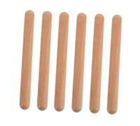 ERINGOGO 3 Pares Claves de Madera para Percusión Infantil de Instrumento Rítmico para Principiantes Brillantes y Naturales Desarrollo Musical y Coordinación