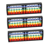 ERINGOGO 3 Piezas 13 Ábaco De Plástico Ábaco De Matemáticas Talón Juguetes para Herramienta De Cálculo Matemático Juguete De Matemáticas para Contar Dedo para