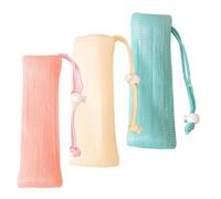 ERINGOGO 3 piezas Bolsa para Jabón Malla Multi-capa para Ducha y Espumante Colores Surtidos Rosa y Verde Apta para Jabón Artesanal y Cuidado