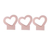 ERINGOGO 3 Piezas Conjunto de caja de flores de huéspedes cajas de embalaje de ramas falso cajas de favor caso de embalaje corazón floral casos cajas de flores de cartón Papel rosa