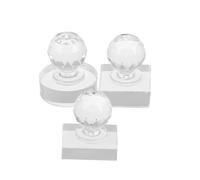 ERINGOGO 3 Piezas Herramienta de Prensado para Maquillaje Moldes de Presión para Sombras de Ojos Rubor y Iluminador Sellos Redondos Rectangulares y Cuadrados Reparación Precisa y Portátil