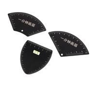 ERINGOGO 3 piezas Herramienta Medidora de Cejas con Regla Calibradora para Maquillaje Preciso Plantillas Reutilizables Formas V Abanico y Semiabanico Guía Portátil para Diseño y Simetría