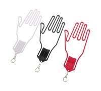 ERINGOGO 3 Piezas Soporte para Guantes de Golf Soporte Moldeador Plástico con Gancho Portátil Secador y Organizador para Hombres y Mujeres
