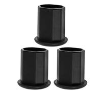 ERINGOGO 3 Tapones Protectores Octagonales para Palos de Hockey, Cubierta de Extremo Reforzada, Accesorio Ligero para Mango, Repuesto para Entrenamiento y Competición de Hockey sobre