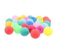 ERINGOGO 30 Bolas de Sorteo Numeradas de Plástico PP para Decoración de Fiestas y Juegos de Bingo Múltiples Usos y Colores Variados