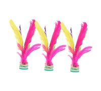 ERINGOGO 3Piezas Juguete Chino Jianzi de de Pluma Coloridos para Patear para Ejercicio al Aire y Interiores