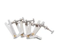 ERINGOGO 4 Afinadores De Metal Plateado Para Violonchelo De 4/4 A 3/4. Ajustadores De Cuerdas De Alta Precisión Para Un Uso Robusto Y Para Aficionados.