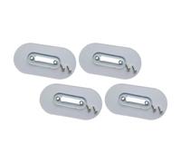 ERINGOGO 4 Juegos de Adhesivos para Tornillos sin Taladro, Pegatinas para Orificio de Tornillo de 10 Mm, Accesorios para Colgar en Paredes de Cemento y Cal, Resistentes y Ajustables