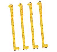 ERINGOGO 4 Pack Tabla De Crecimiento De Pared Pegatinas Autoadhesivas Para Medir De Niños, Decoración Infantil Para Dormitorio Diseño De Animales