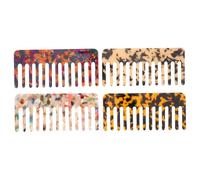 ERINGOGO 4 Peines Franceses Pequeños De Dientes Extra Anchos Peines Antiestáticos Peines Laterales Para Mujer Peine De Dientes De Tiburón Peine De Dientes Anchos Para Pelucas