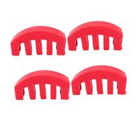 ERINGOGO 4 piezas Amortiguadores de Goma para Violín Silencioso Duradero y Flexible Accesorios Prácticos para Principiantes Reducción de Volumen para Prácticas sin Molestias