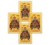 ERINGOGO 4 Piezas Amulet Cards Year Of The Snake Taoist Feng Shui Small Amulet Decors For Home Car Protection And Prosperity Chinese Taisui Ornament