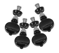 ERINGOGO 4 Piezas Clavijas de Afinación para Ukulele con Tornillo Juego de Cabezas de Máquina de Acero con Botones de Plástico Afinadores de Fricción para Instrumentos Musicales