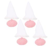 ERINGOGO 4 Piezas Filtro Pelusa Flotante para Lavadora Bolsa Malla Reutilizable para Atrapapelos Mascotas Removedor Pelo Lavadora Fácil Limpieza