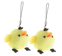 ERINGOGO 4 Piezas Juguetes de Peluche Pollito Decorativo para Boda Colgantes Creativos para Fotografía y Decoración Festiva Color Aleatorio