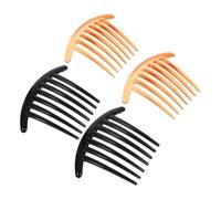ERINGOGO 4 piezas Peines Laterales Franceses Diseño de Peine para Peinados Función de Sujeción de Moños Adecuados para Tipo de Cabello y Diario o Fiestas