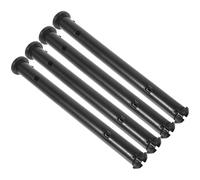 ERINGOGO 4 piezas Pestillos de Tapa para Cubo de Basura de Plástico Resistentes y Aplicables Accesorios para Tapa de Exterior Fácil Instalación para Uso Doméstico y Profesional