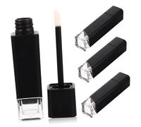 ERINGOGO 4 piezas Tubos Vacíos para Brillo Labial Contenedores Reutilizables y Transparentes para Bálsamo Labial Diseño Elegante y Compacto para Uso Diario y DIY