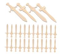 ERINGOGO 40 Piezas Recortes de Madera para Pintar Temática Pirata Kit DIY con Piezas sin Terminar para Manualidades Infantiles Fomento de Coordinación y Creatividad Suministros de Madera