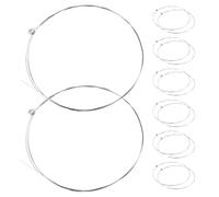 ERINGOGO 40 Unidades Cuerdas de Guitarra Acero Inoxidable Reemplazo para Guitarras Acústicas y Eléctricas Duraderas y Portátiles para Músicos y Actuaciones